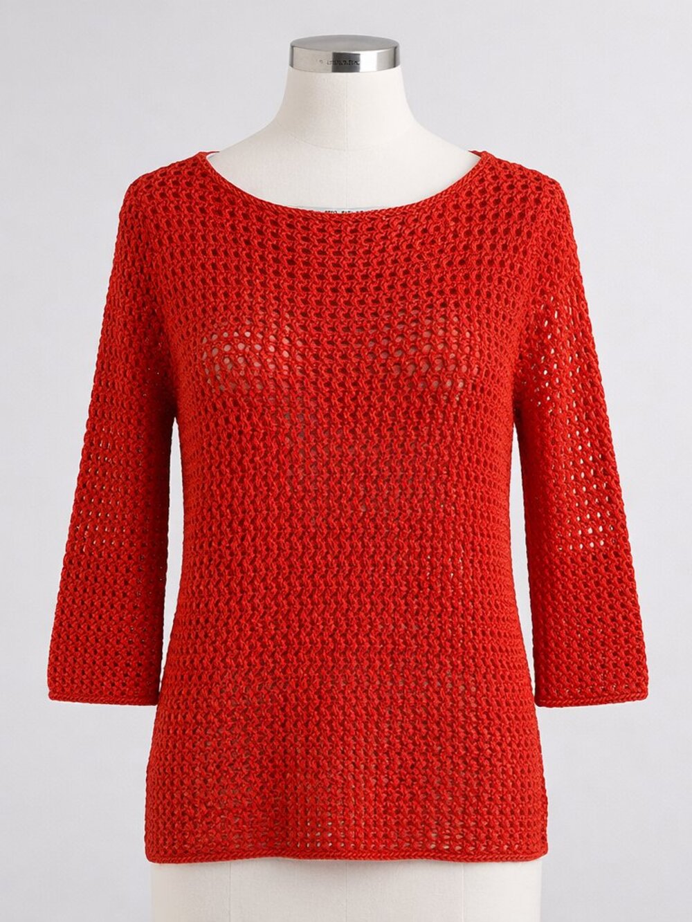 Lauren Ralph Lauren Crochet Knit Sweater